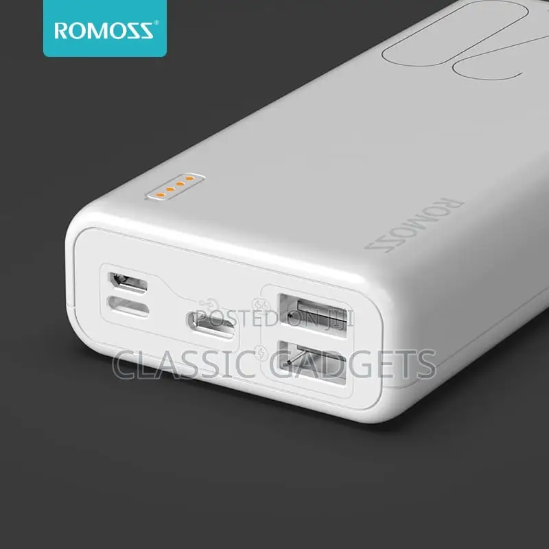 Romoss Psl20, Simple 20 20000MAH Powerbank With Type C Input