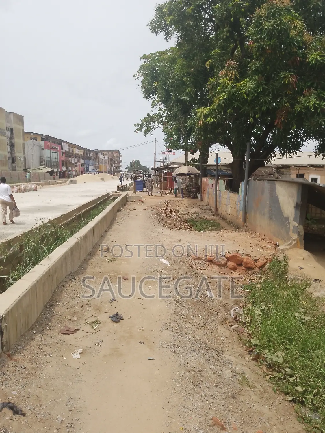 Two Plots for Sale Facing the Road With C of O Commercial