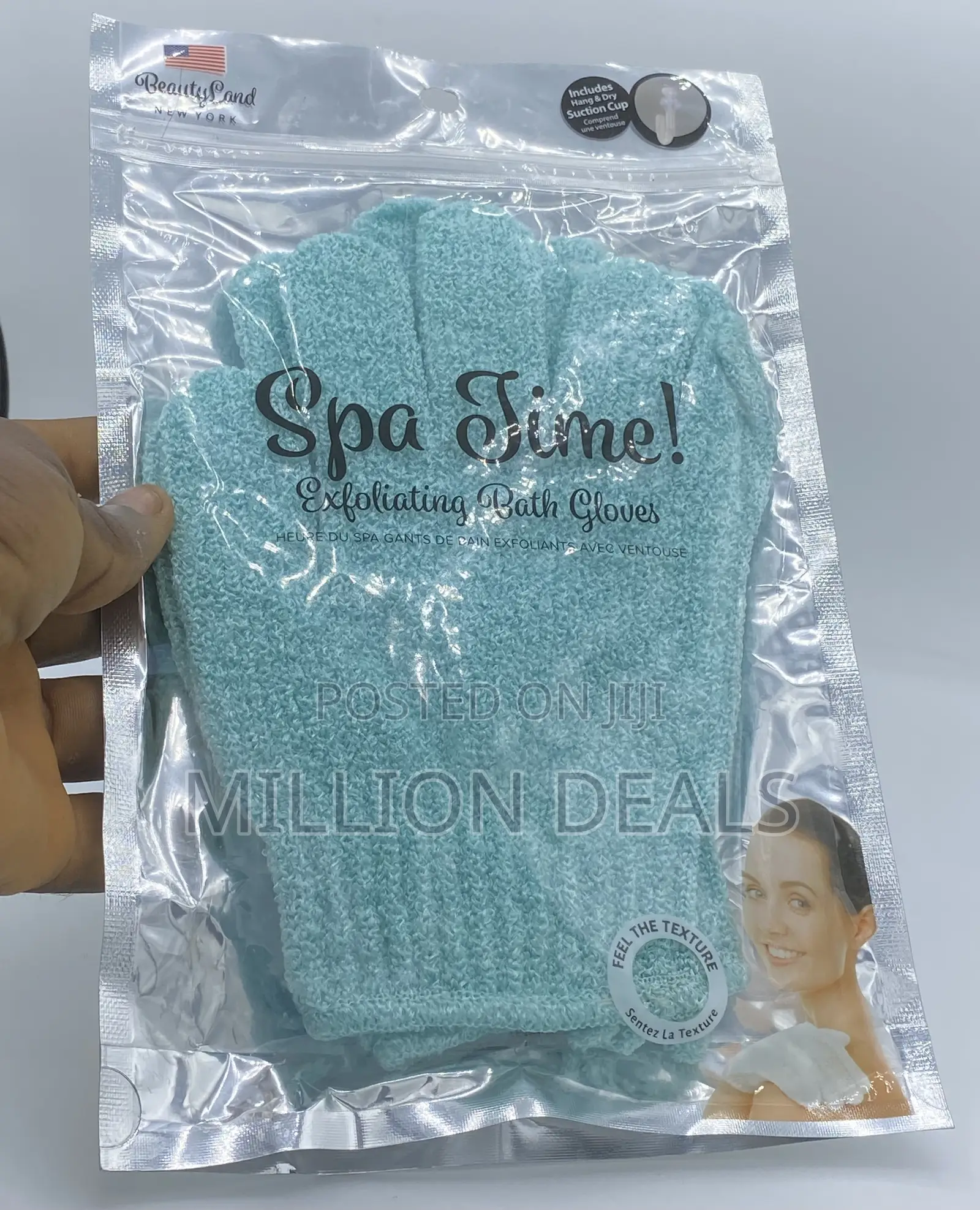 Unique Spa Exfoliating Bath Gloves