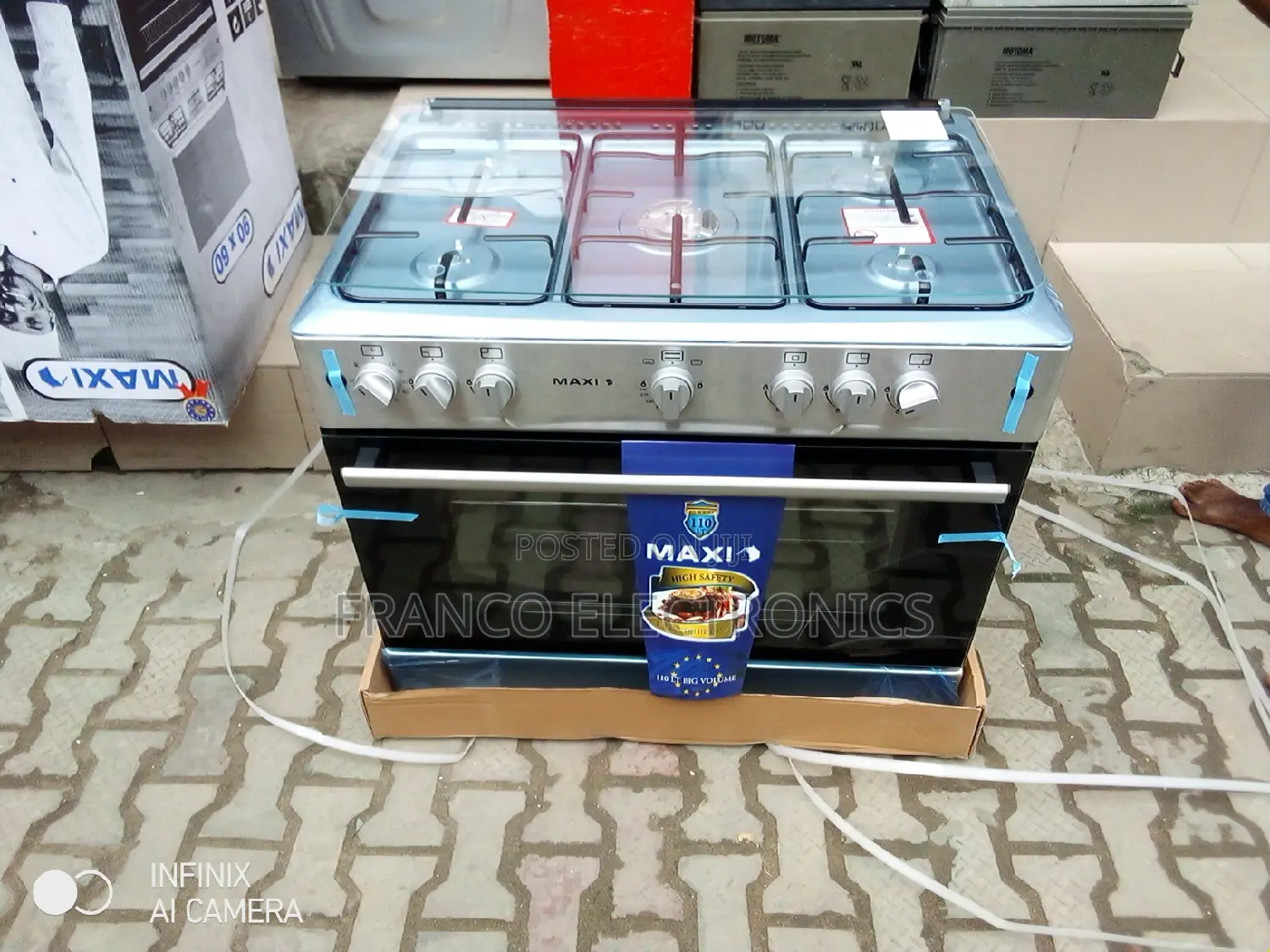 Maxi 5 Burners 90x60 All Gas