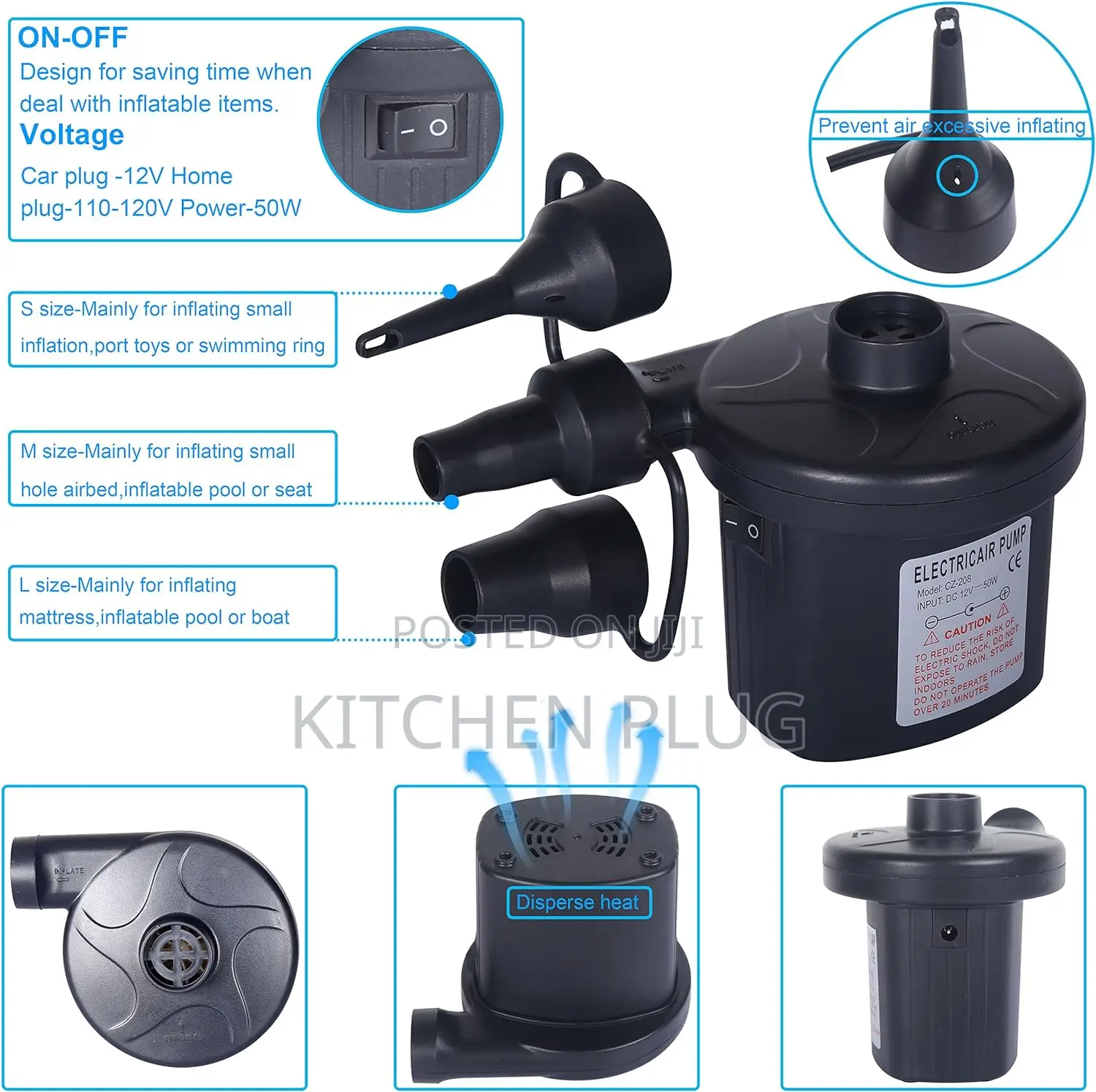 Portable Electric Sofa Air Pump