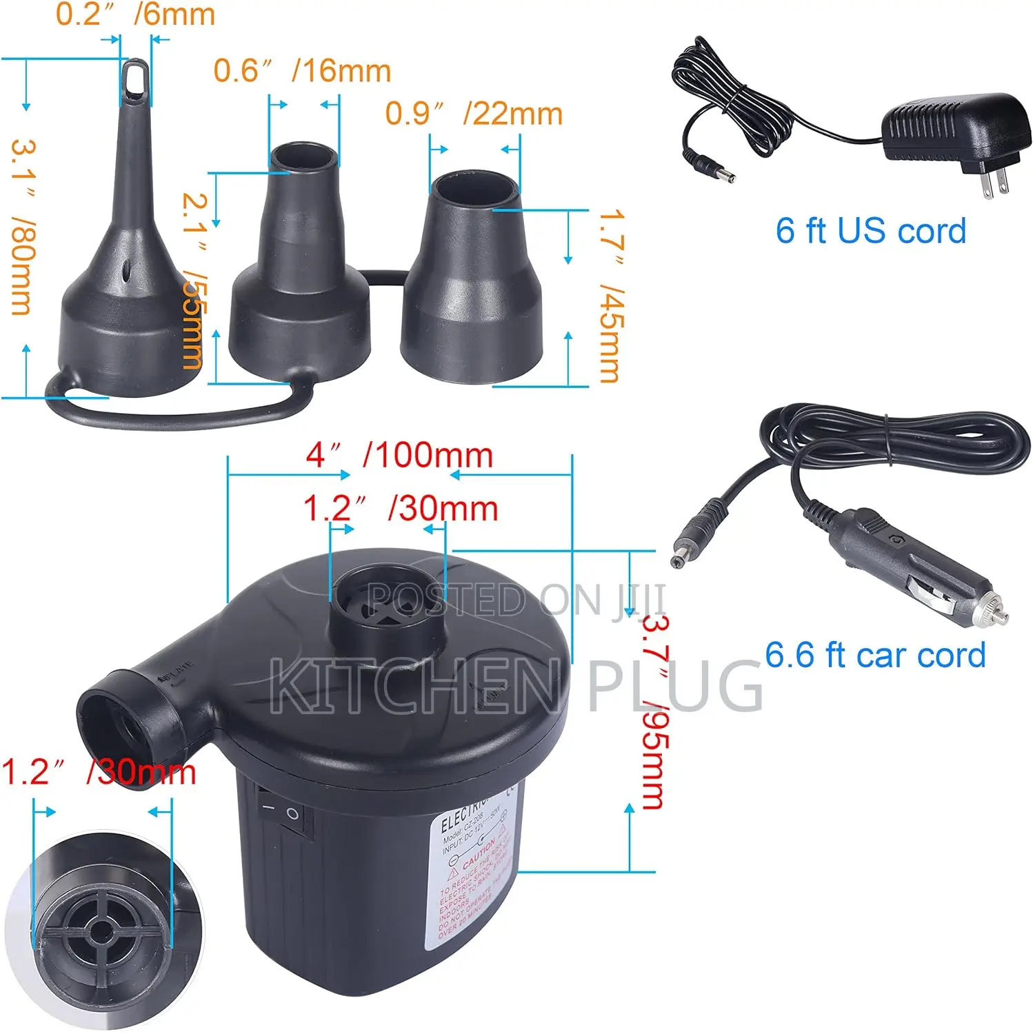 Portable Electric Sofa Air Pump