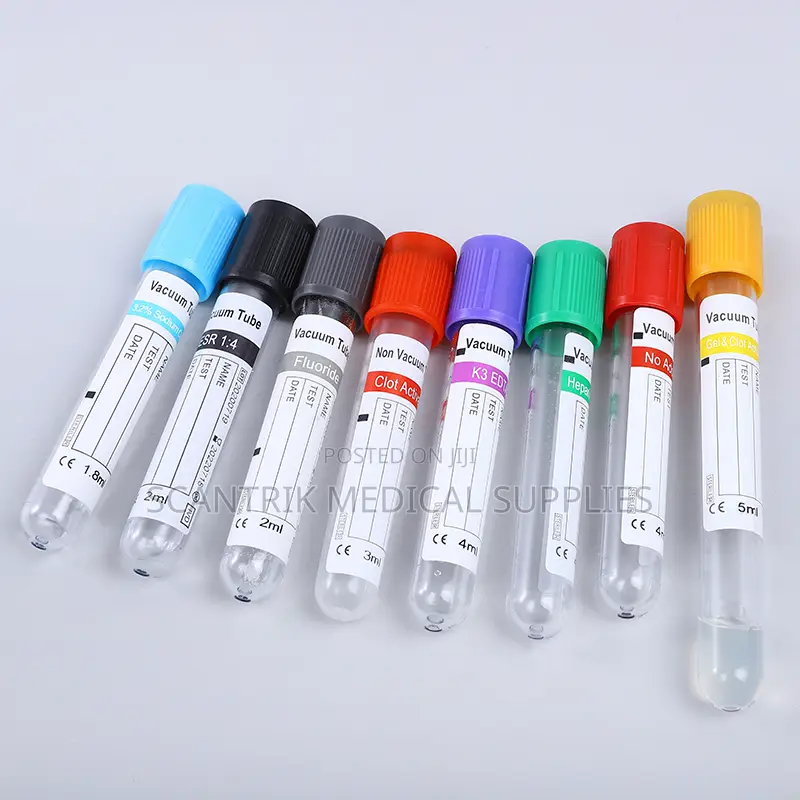 Plain Vacutainer Blood Collection Tube