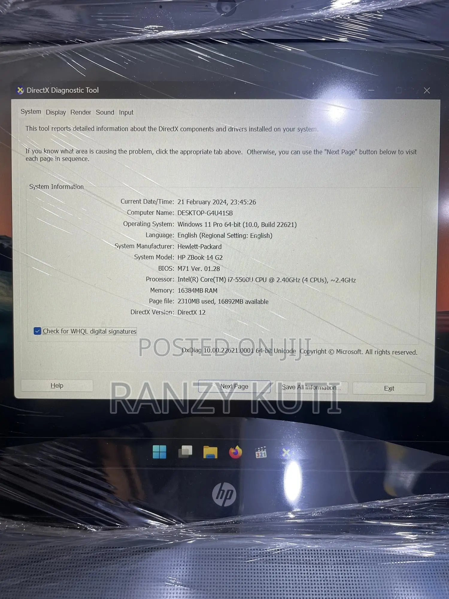Laptop HP ZBook 14 G2 16GB Intel Core I7 SSD 512GB
