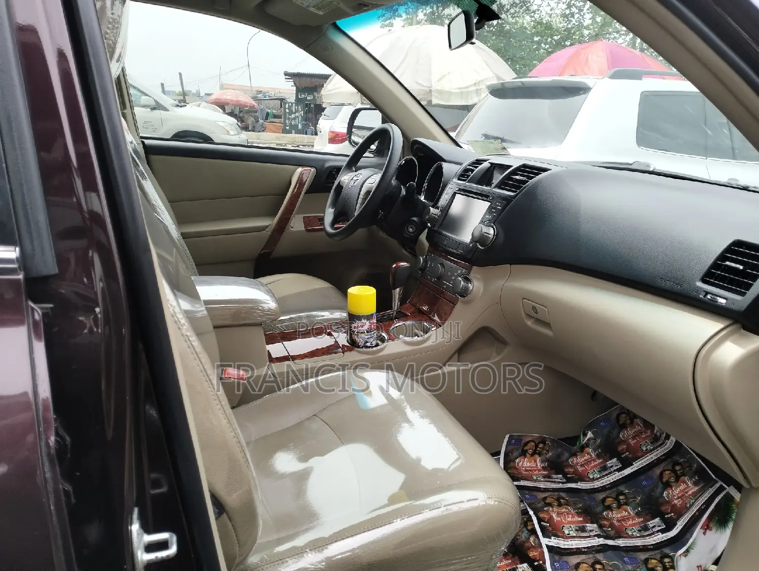 Toyota Highlander Limited 3.5l 4WD 2013 Red