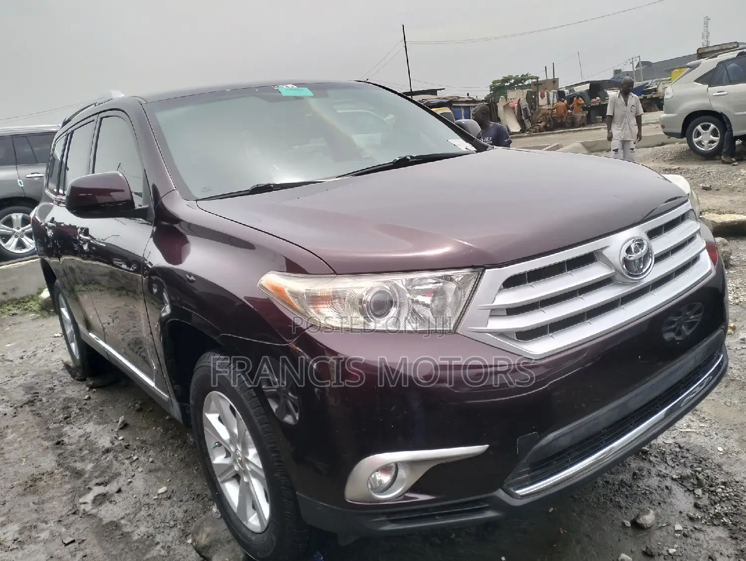 Toyota Highlander Limited 3.5l 4WD 2013 Red