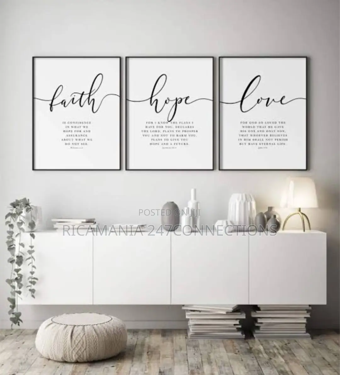 Faith Hope and Love Frames