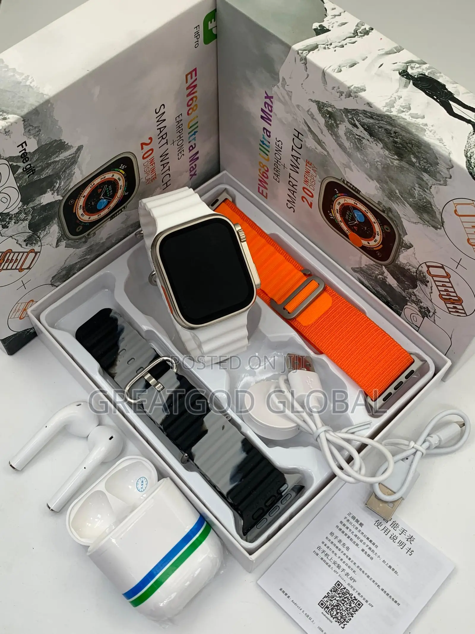 *Ew68 Ultra Max Smartwatch*