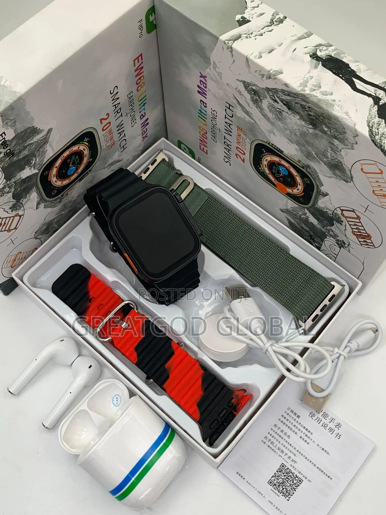 *Ew68 Ultra Max Smartwatch*