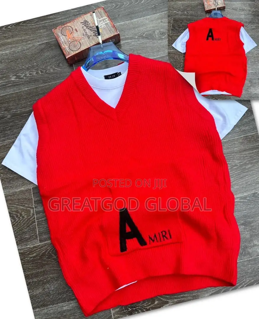 AMIRI Men Wears Cardigan, Top, Shirt