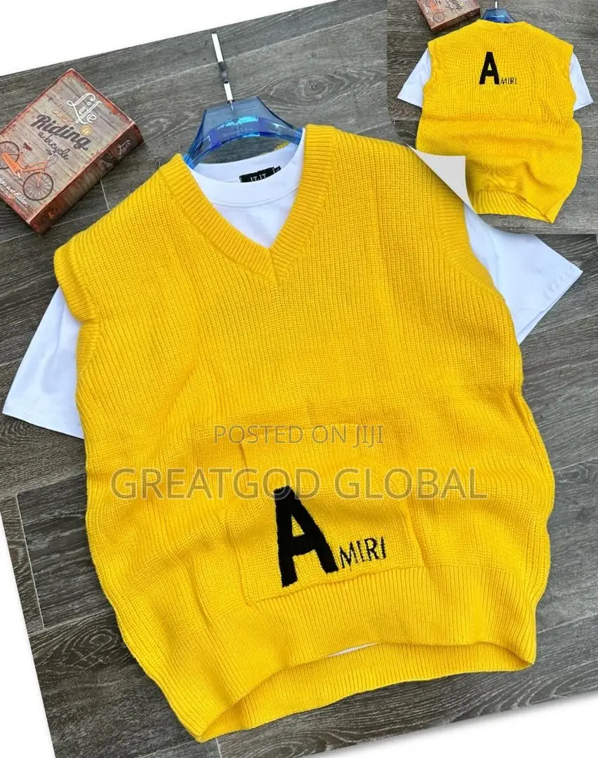 AMIRI Men Wears Cardigan, Top, Shirt