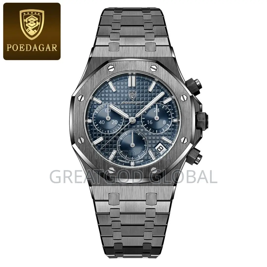 Chronograph Poedagar Movement Wristwatch. Strap:
