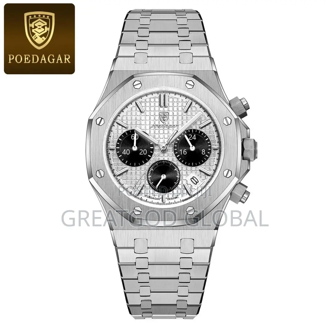Chronograph Poedagar Movement Wristwatch. Strap: