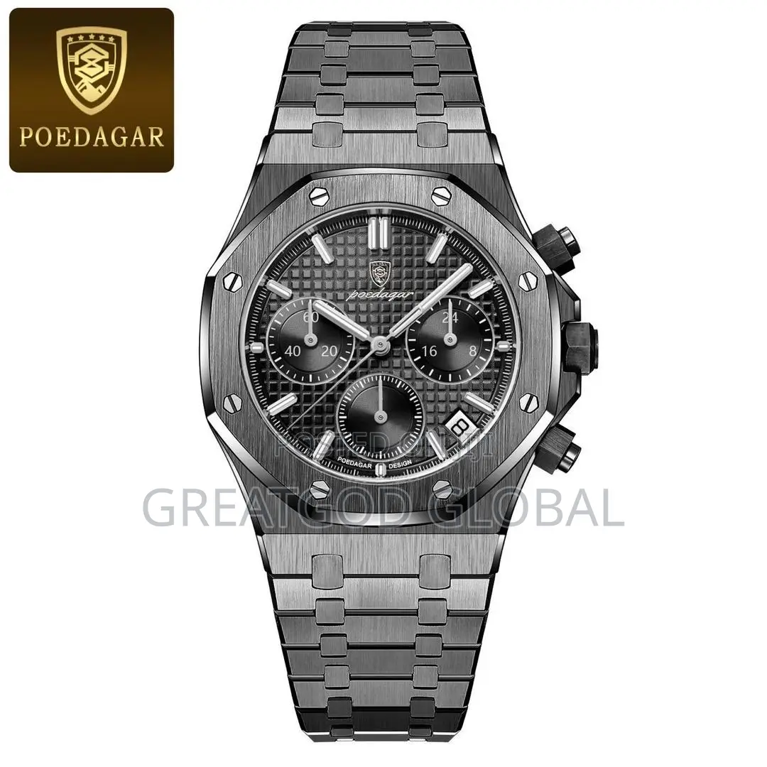 Chronograph Poedagar Movement Wristwatch. Strap: