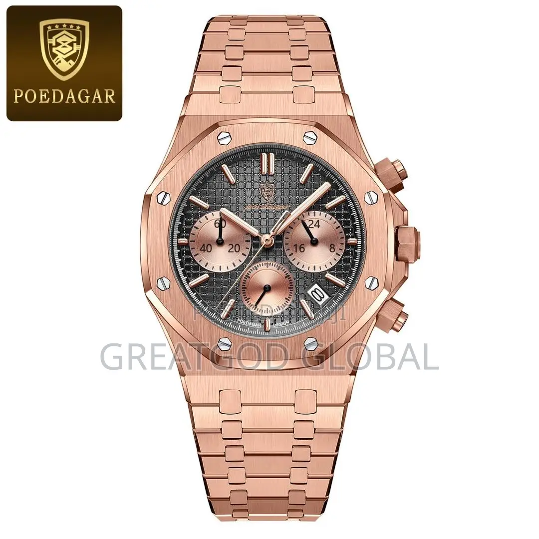 Chronograph Poedagar Movement Wristwatch. Strap: