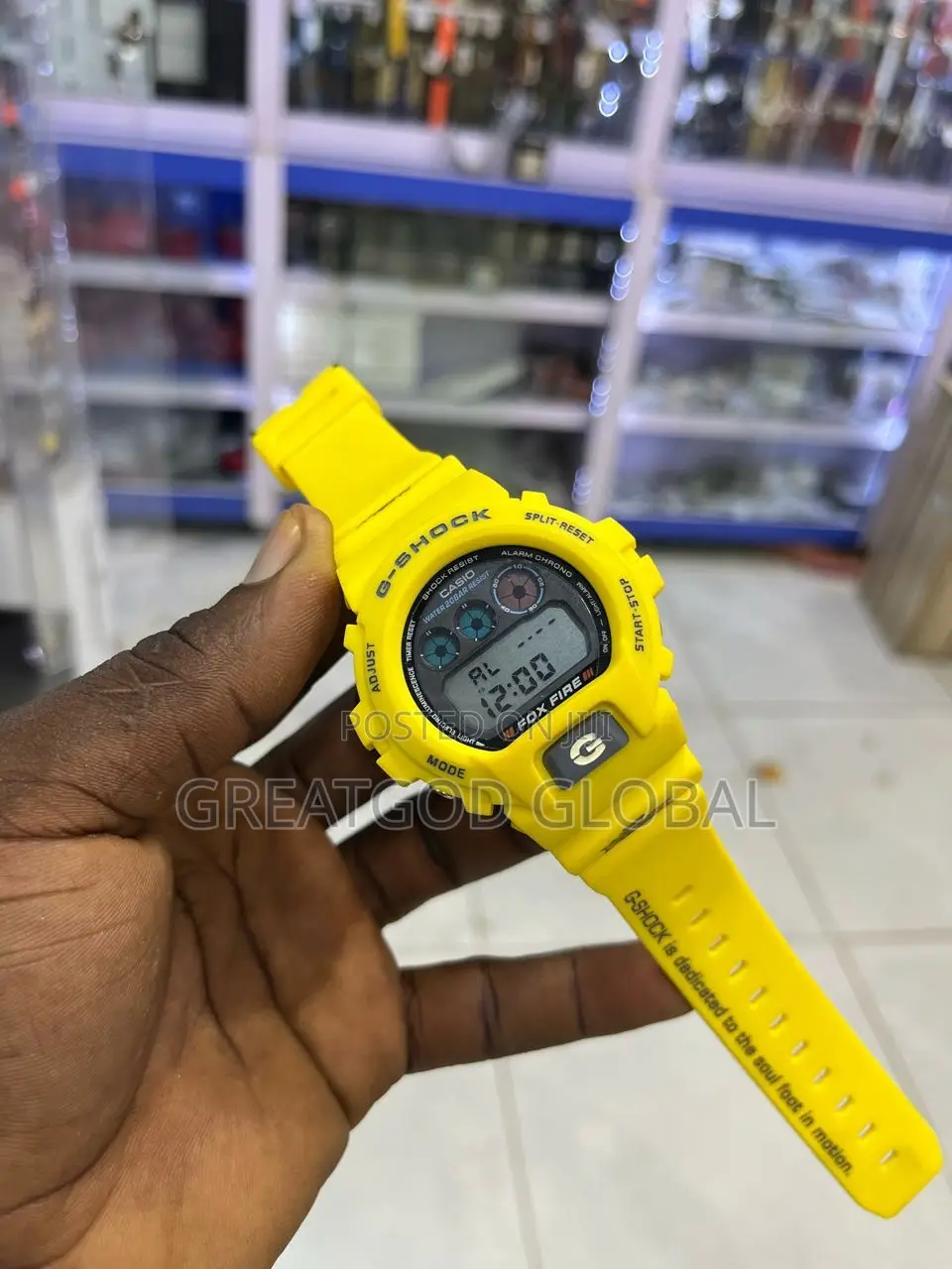 Three 3 Eyed-Face Quality G-Shock Wristwatch