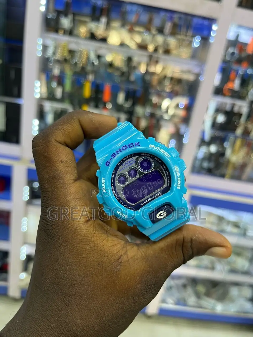 Three 3 Eyed-Face Quality G-Shock Wristwatch