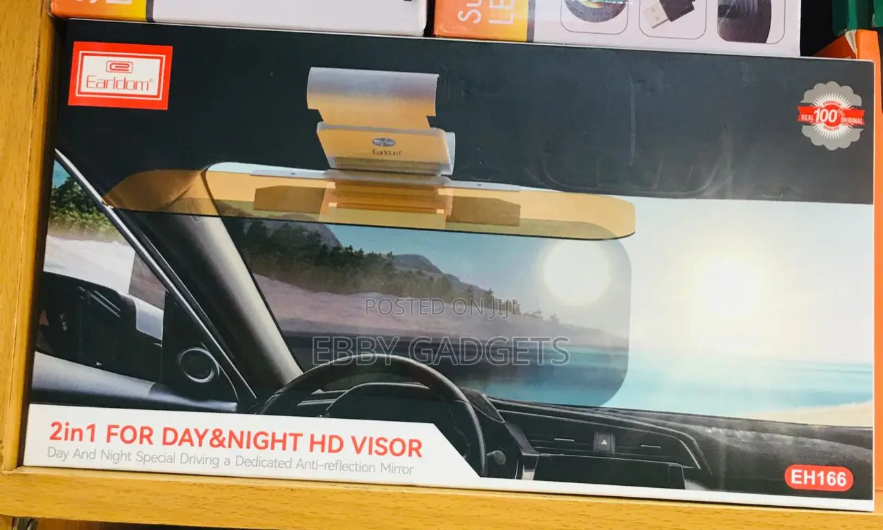 Car Sun Visor, 2 in 1 Antiwear Anti Glare Visor HD Car