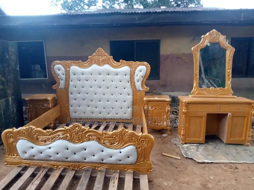 Beautiful Carved Palace 6by6ft Bed Frame