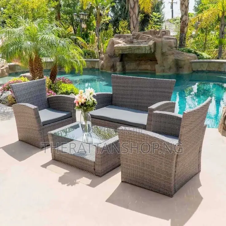 Full Set, Rattan Outdoor Chair Set
