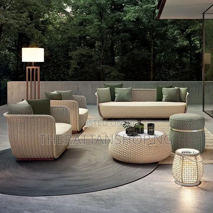 Full Set, Rattan Outdoor Chair Set