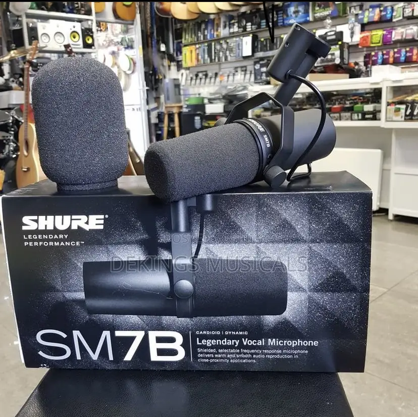 Original Shure Sm7b Dynamic Vocal Microphone