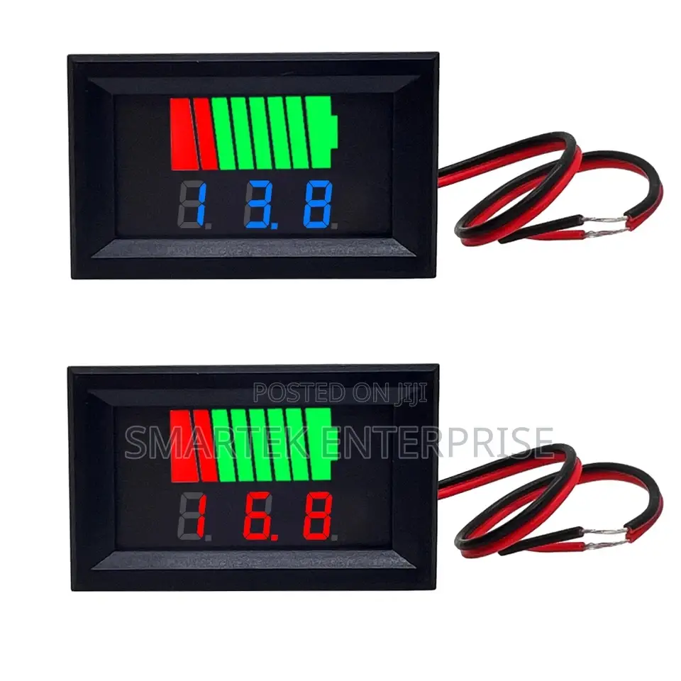 Battery Charge Level Indicator 12V 24V 36V 48V 60V 72V