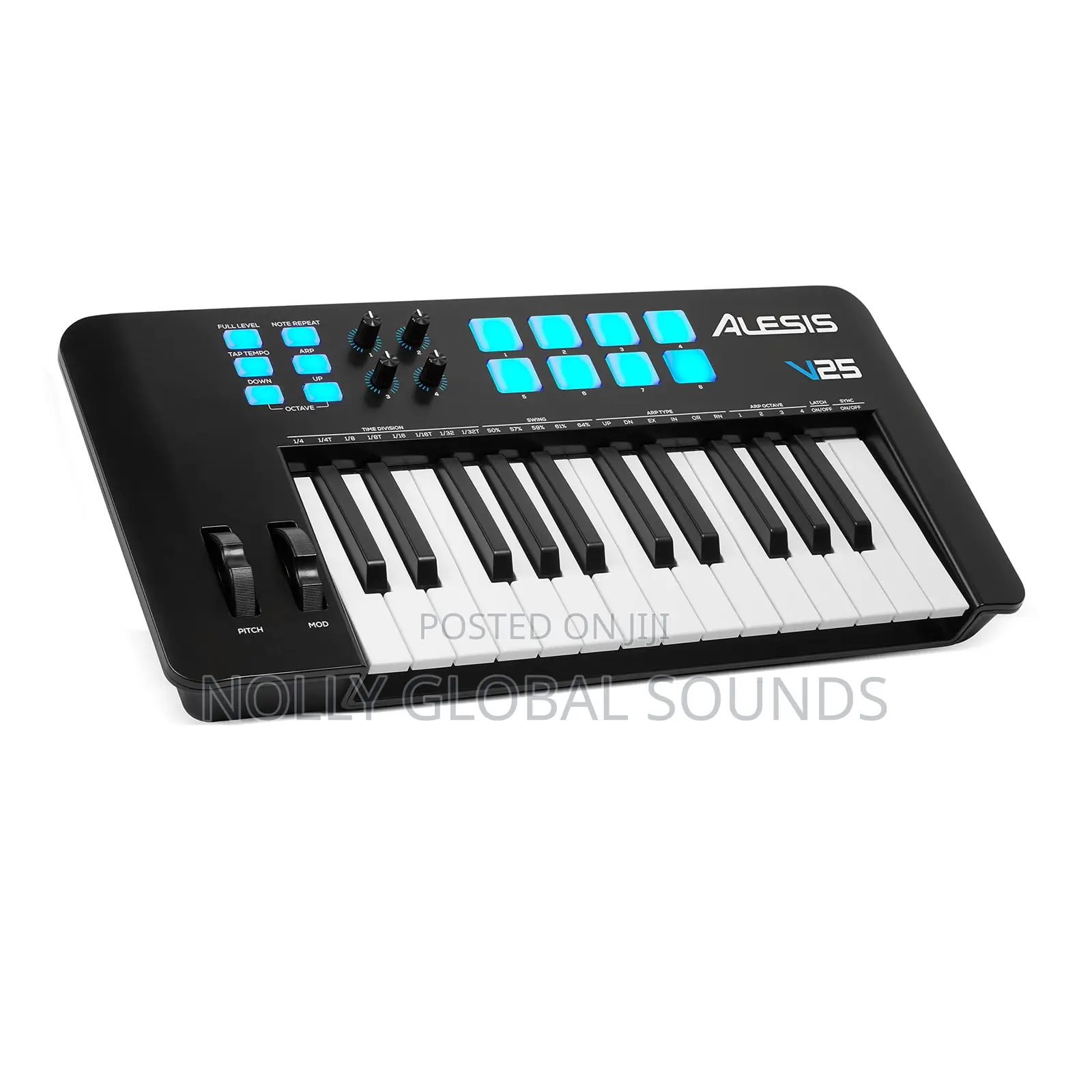 Alesis Midi Controller Keyboard V25 Mkii, Black
