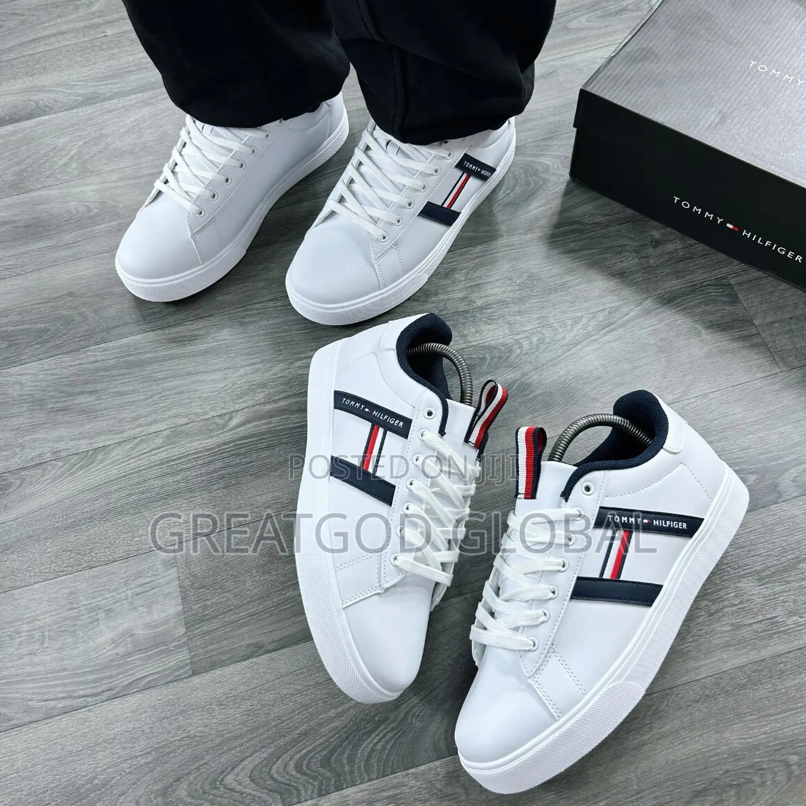New Tommy Hilfiger Lace Up Vulc Snks”•*