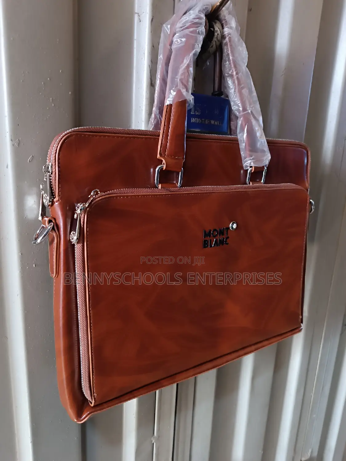 Smont Blanc Leather Office, Laptop, Confere and Business Bag