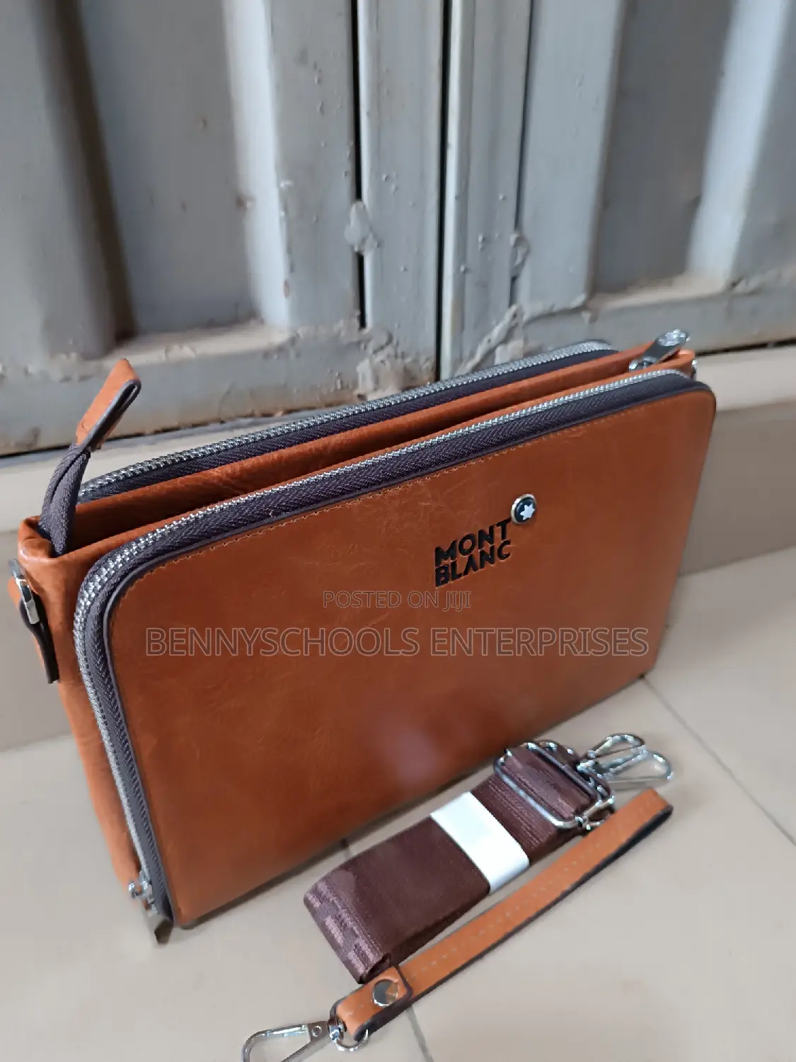 Mont Blanc Leather Purse and Side Bag