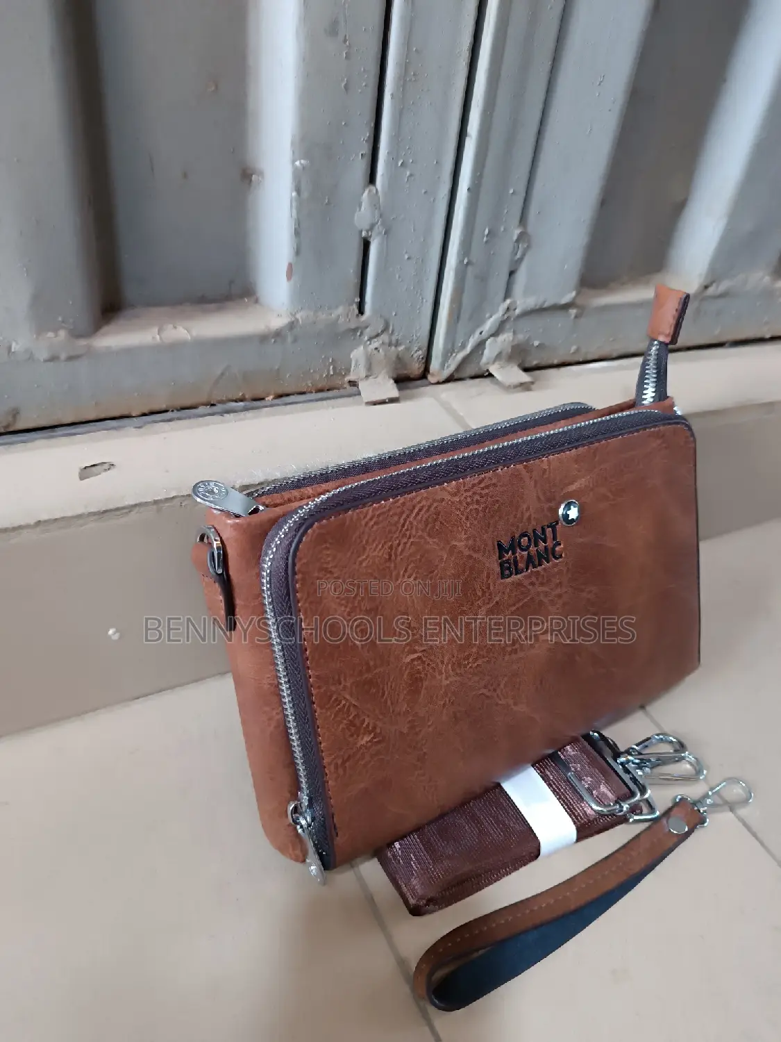 Mont Blanc Leather Purse and Side Bag