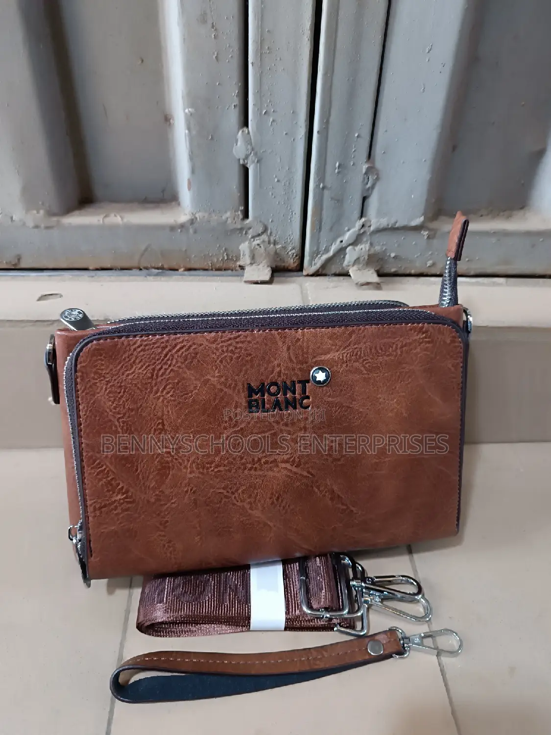 Mont Blanc Leather Purse and Side Bag