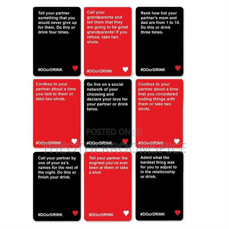 Do or Drink Adult Card Game: Date Night Edition for Couples