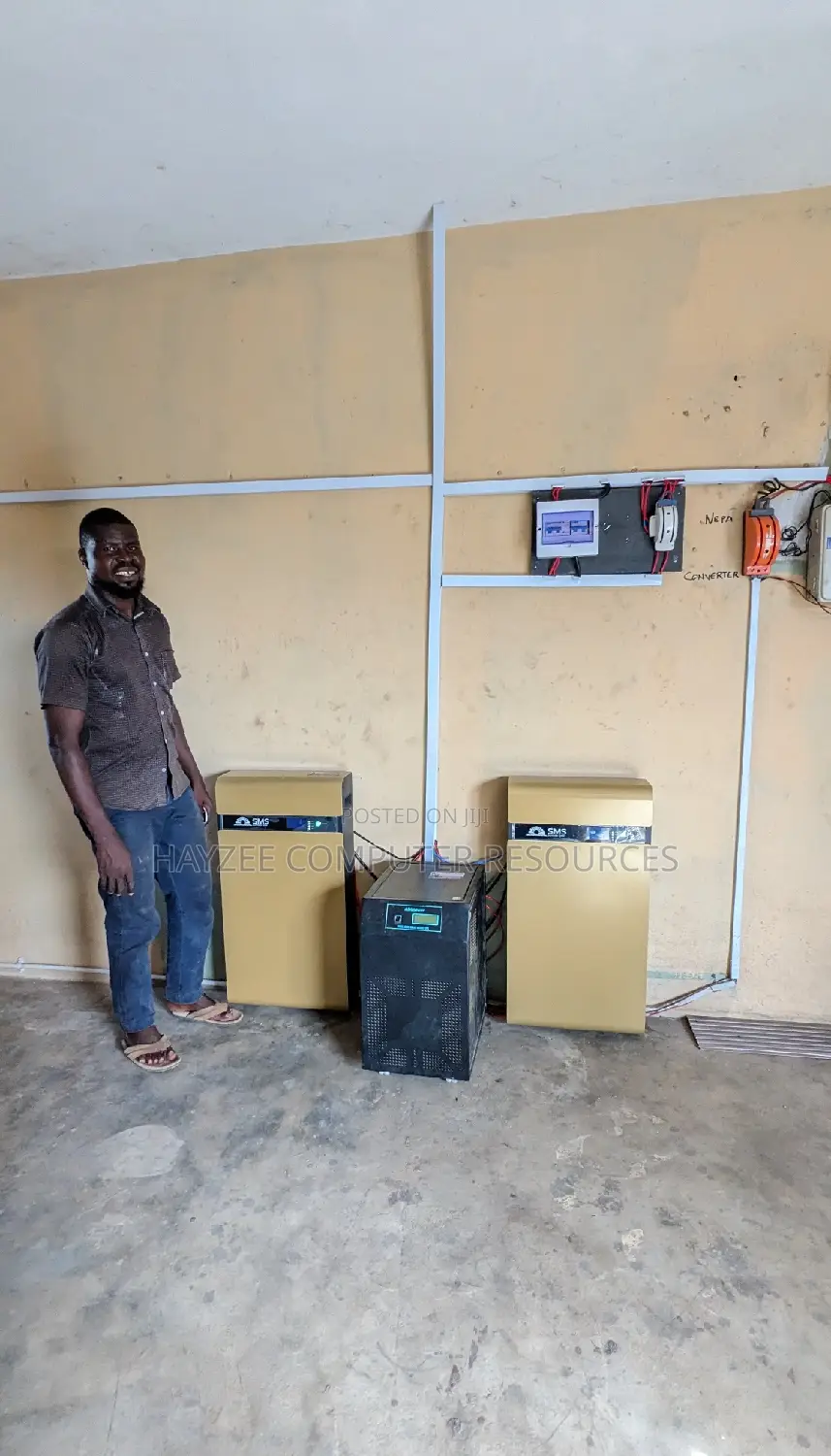 Installations of 7.5KVA Inverter Plus 5000W Solar System