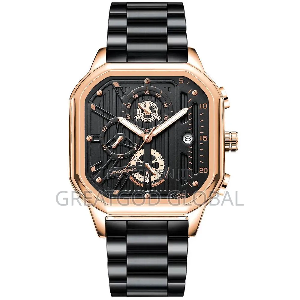 *Poedagar Chronograph Stock Chain. * *Water Resistant*