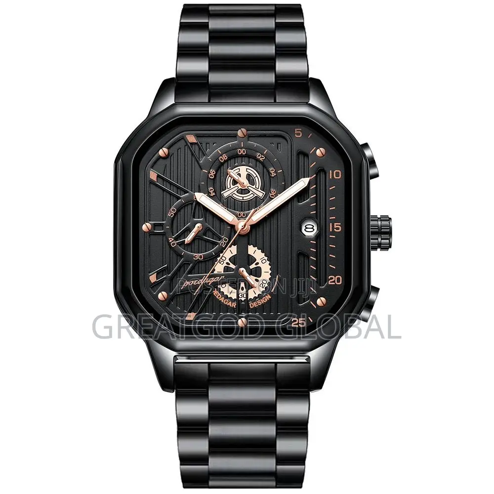 *Poedagar Chronograph Stock Chain. * *Water Resistant*