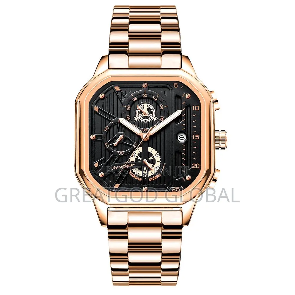 *Poedagar Chronograph Wristwatch. Water Resistant*