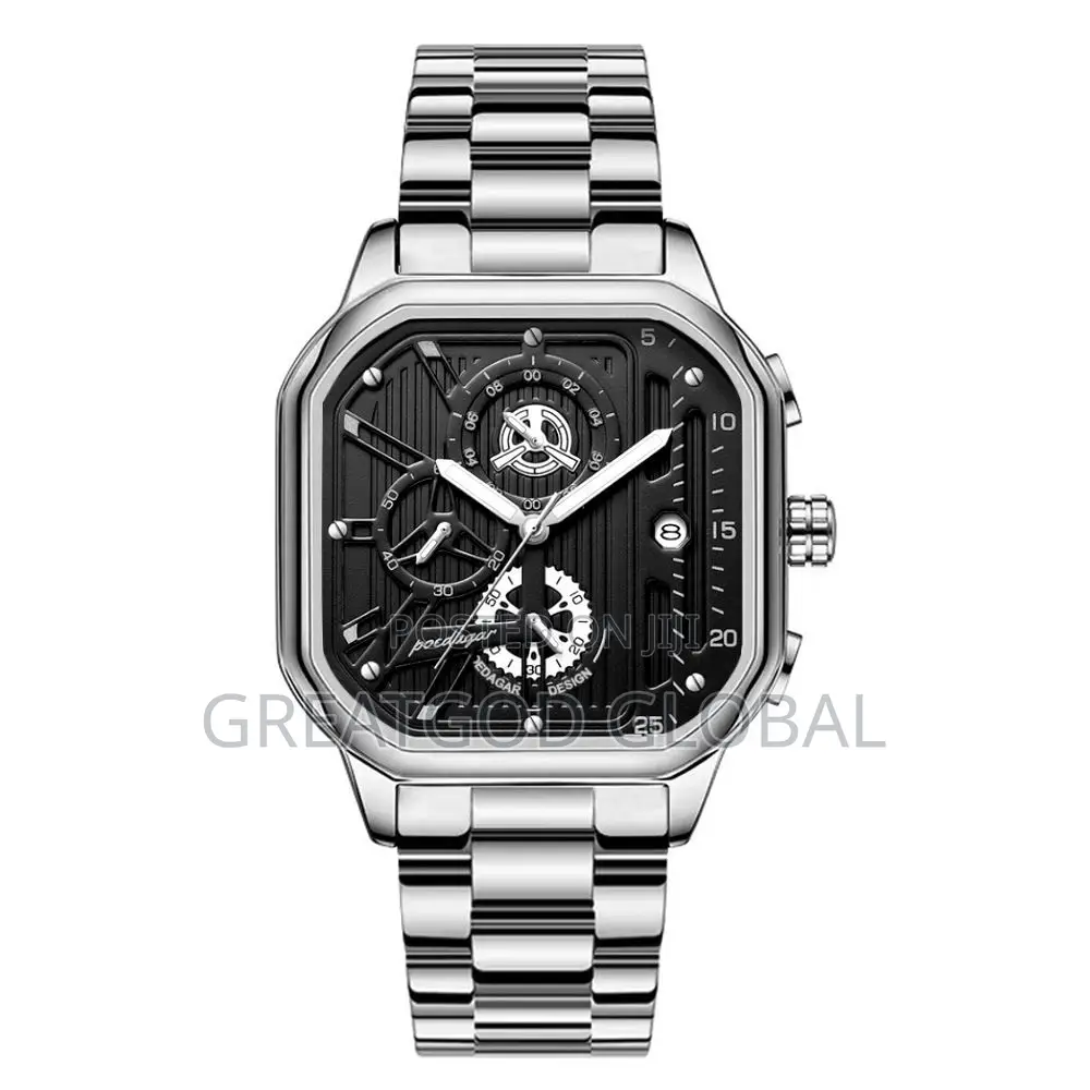*Poedagar Chronograph Wristwatch. Water Resistant*