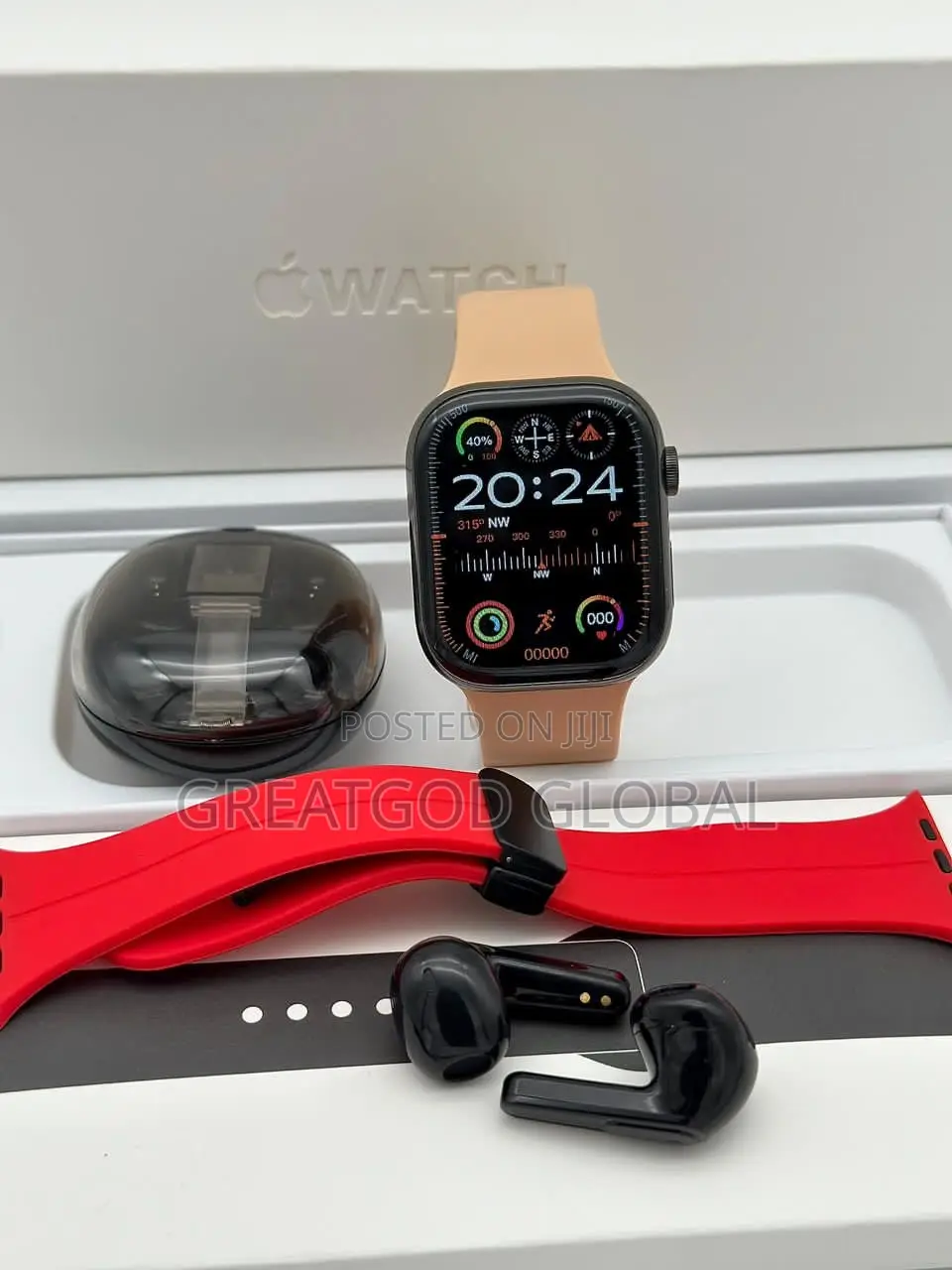 Apple Ultra Clone Smartwatch Series 9 With Pro One Airpod