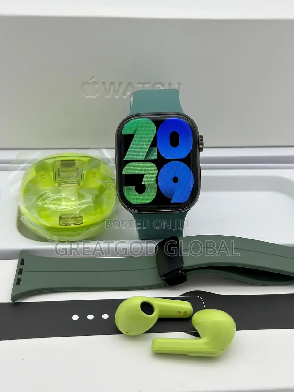 Apple Ultra Clone Smartwatch Series 9 With Pro One Airpod