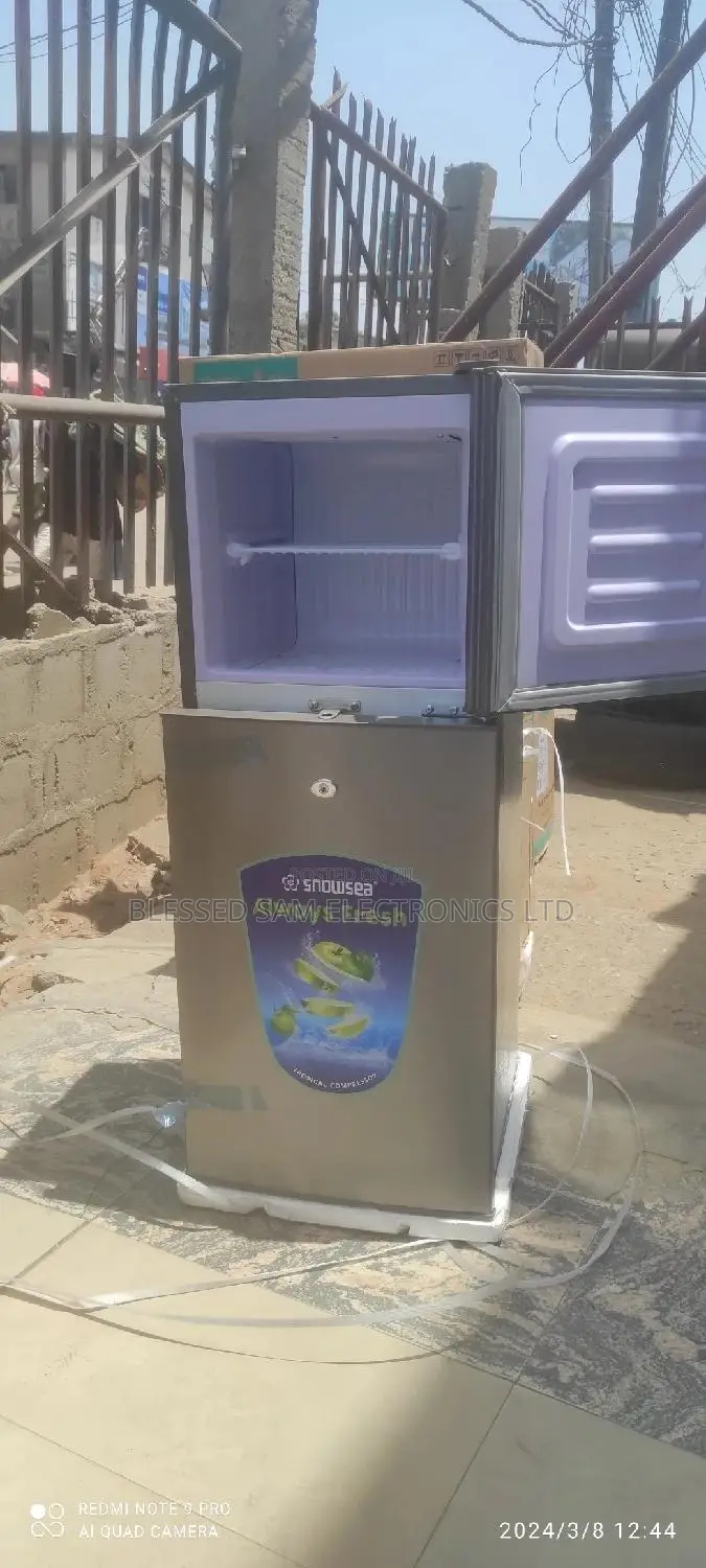 Snow Sea Double Door 120L Fridge and Freezer Super Cooling