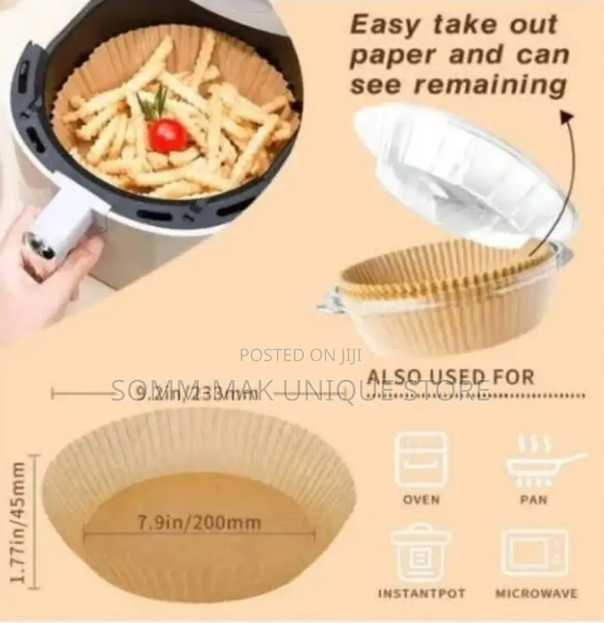 Air Fryer Disposable Paper Liner- 50pcs