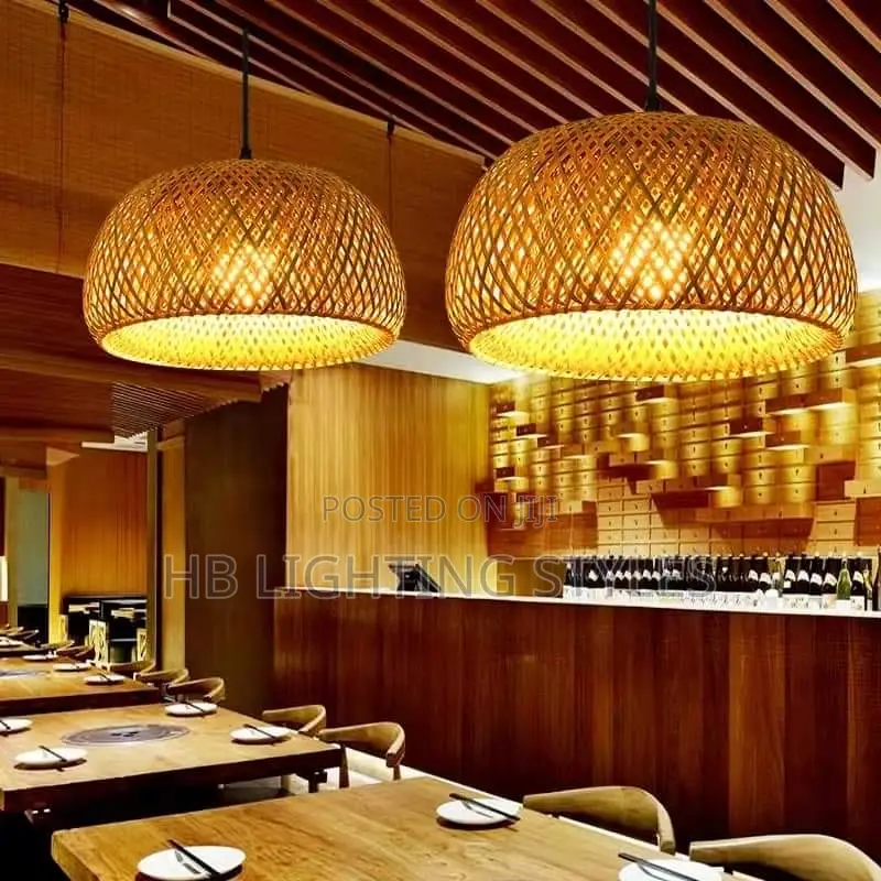 Big Size Bamboo Pendant Lamp