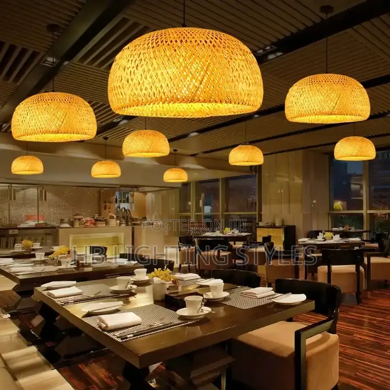 Big Size Bamboo Pendant Lamp
