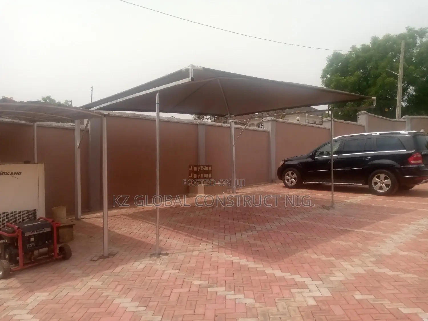 H-Beam Carport System With Quality Coverings Series 110