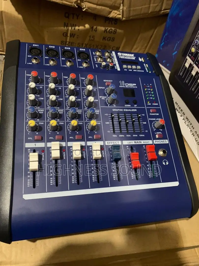 Yamaha 4 Channel Flat Powered Mixer