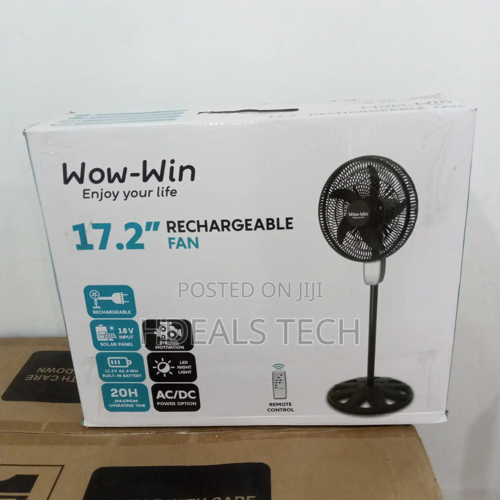 High Demand Wow-Win 17.2 Rechargeable Fan