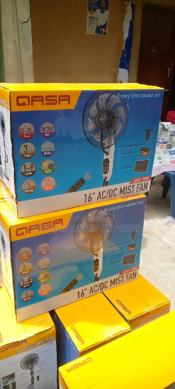 16 Inches QASA Ac/Dc Mist Fan