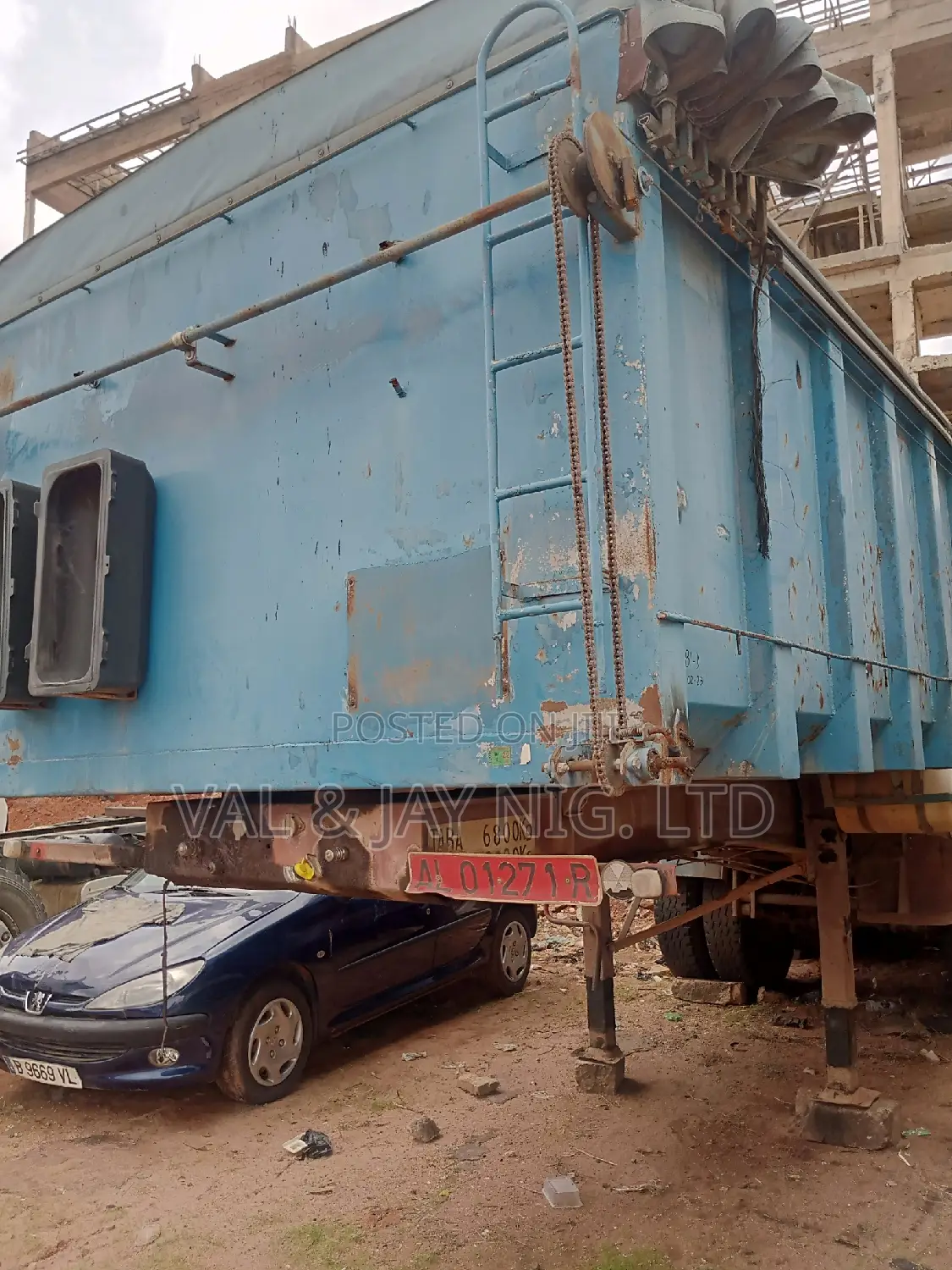35 Tons Aluminum Tipping Trailer Bucket (Foreign Use)